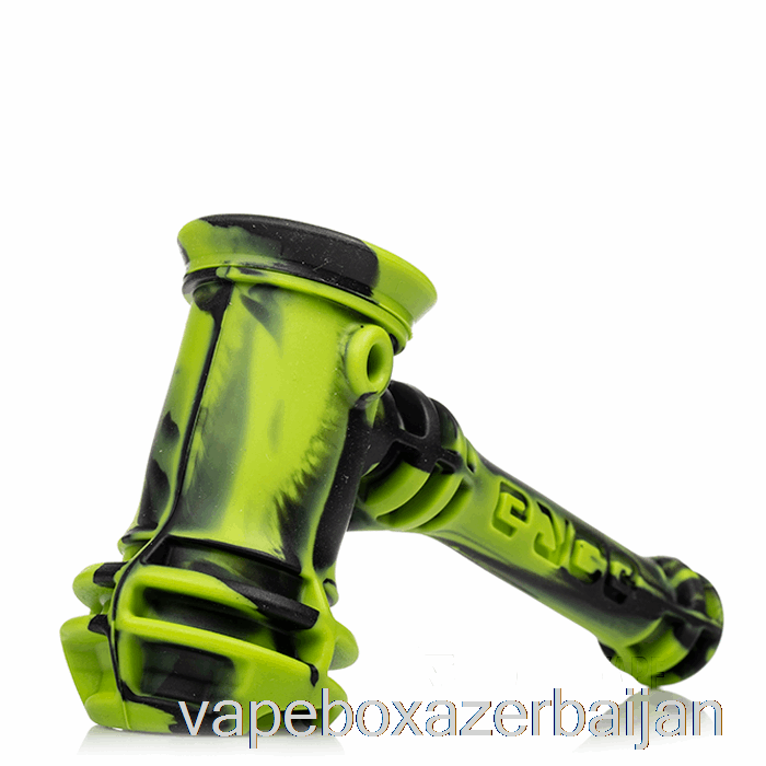 Vape Baku Eyce Hammer Silicone Bubbler Creature (Black / Lime Green)